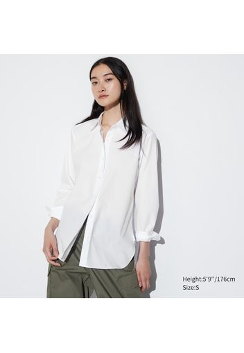 Uniqlo Camicia Cotone Extra Fino - Bianco