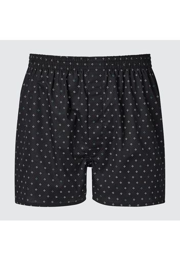 Uniqlo Cotone Boxer Con Stampa - Nero