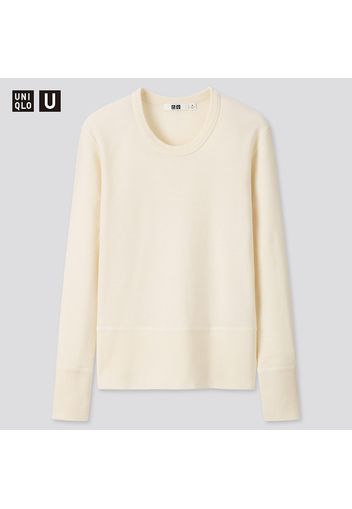 Maglione Uniqlo U Misto Lana Merino Girocollo Donna