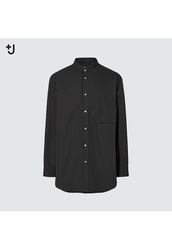 Camicia +J Cotone Supima Oversized (Colletto Alla Coreana) Uomo