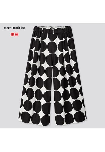 Pantaloni Marimekko Misto Lino Taglio Corto Donna