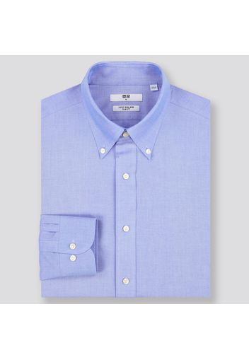 Camicia No Stiro Slim Maniche Lunghe Uomo