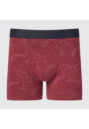 Uniqlo Boxer Cotone Con Stampa - Rosso