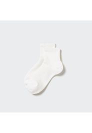 Uniqlo Calzini Corti Termici Heattech Pile - Bianco