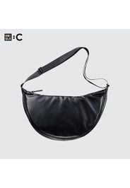 Uniqlo Poliestere Borsa A Tracolla Rotonda Ecopelle Uniqlo : C - Nero