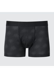 Uniqlo Poliestere Boxer Airism Con Stampa Vita Bassa - Nero