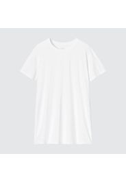 Uniqlo Poliestere T-Shirt Airism Girocollo - Bianco