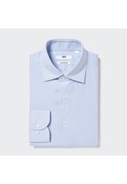 Uniqlo Cotone Camicia No Stiro A Righe - Blu