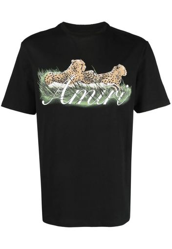 T-Shirt Cheetah Con Stampa