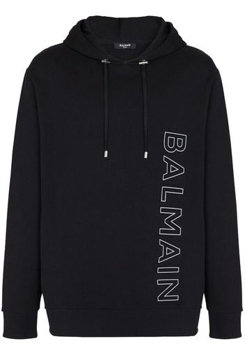 Felpa Con Cappuccio Balmain In Rilievo