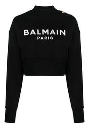 Felpa Con Logo Balmain