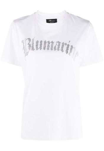 T-Shirt Con Logo Strass