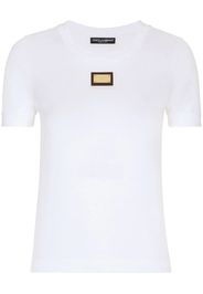 T-Shirt Con Placca Logo Dg