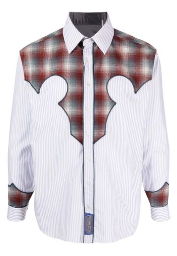 Camicia A Righe Fini Con Inserto Pendleton