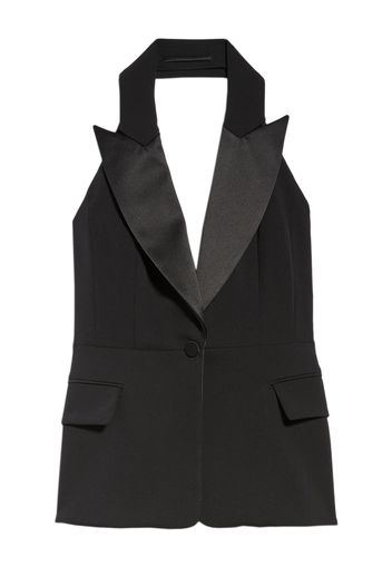 Gilet Tuxedo In Lana