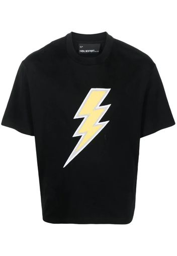 T-Shirt Con Ricamo Thunderbolt