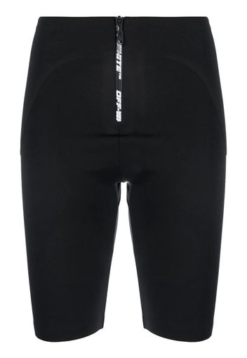 Zip Logo Cycling Shorts