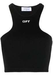 Off Stamp Rib Rowing Top