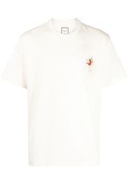 T-Shirt Girocollo Con Ricamo