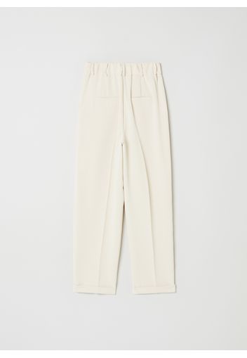 Stefanel - Pantalone comfort fit, Donna, Beige, Taglia 46