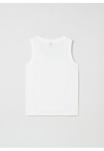 Stefanel - Tank top in Lyocell, Donna, Bianco, Taglia S