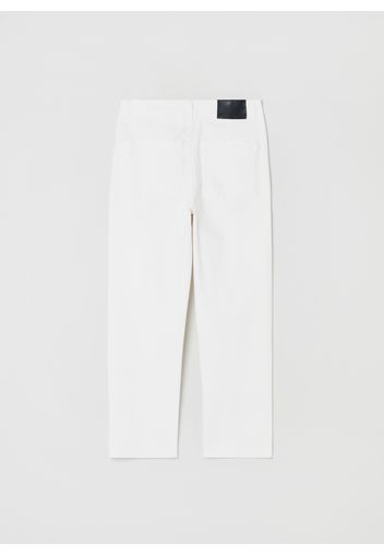 Stefanel - Jeans cropped, Donna, Bianco, Taglia 44