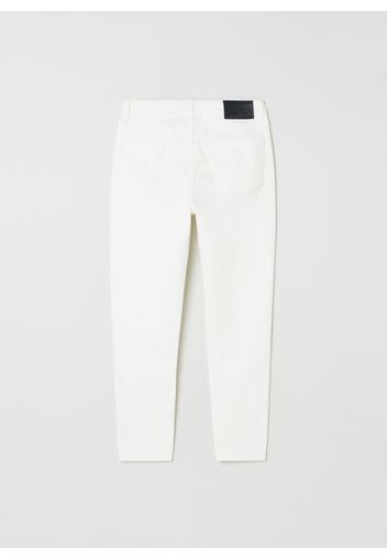 Stefanel - Jeans slim fit, Donna, Bianco, Taglia 48