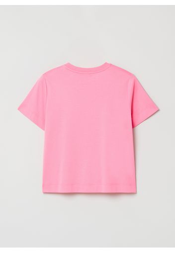 Stefanel - T-shirt in cotone e modal, Donna, Rosa, Taglia XS