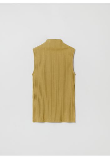 Stefanel - Tank top mock neck, Donna, Giallo, Taglia L