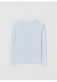 Stefanel - T-shirt in modal stretch, Donna, Azzurro, Taglia XS