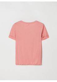 Stefanel - T-shirt in Lyocell stretch, Donna, Rosa, Taglia XS