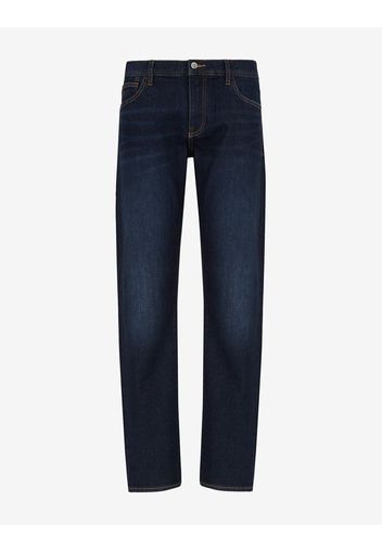 Armani Exchange Jeans Straight Fit Blu Cotone, Elastan