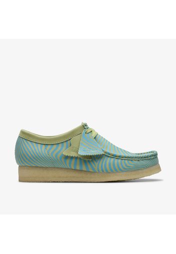 Wallabee - male Wallabees Blue/Lime Print 39.5