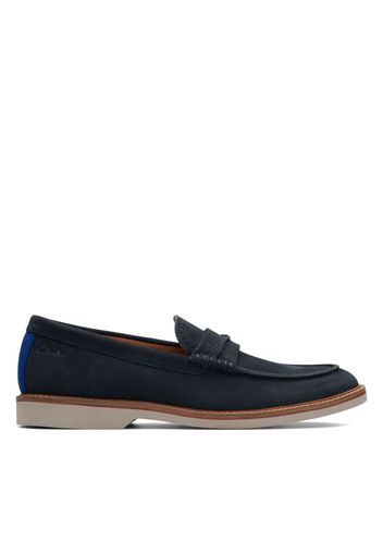 Atticus LT Slip - male Mocassini Pelle scamosciata Blu navy 40