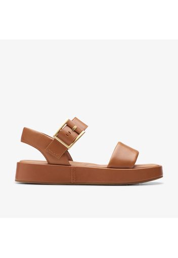 ALDA STRAP - female Sandali Tan Leather 35.5