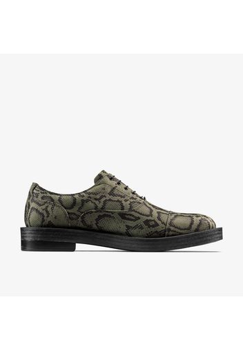 Martine Rose Oxford 2 - male Scarpe Stringate Green Textile 41