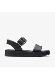 ALDA STRAP - female Sandali Black Leather 35.5