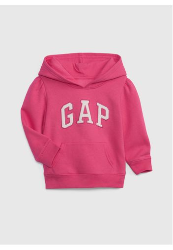 GAP - Felpa con cappuccio e patch logo, Donna, Rosa, Taglia 18-24