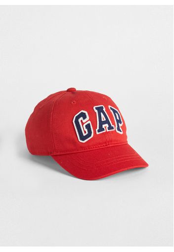 GAP - Berretto da baseball con patch logo, Uomo, Rosso, Taglia M/L