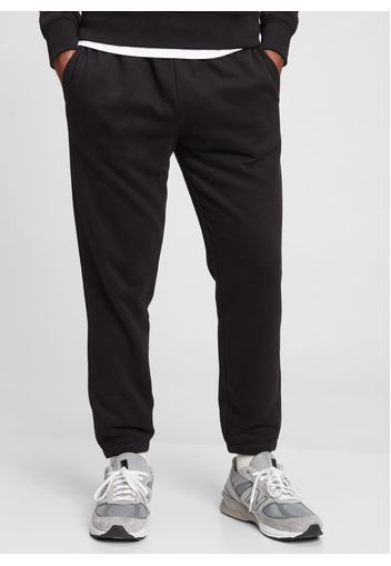 GAP - Joggers in felpa tinta unita, Uomo, Nero, Taglia L