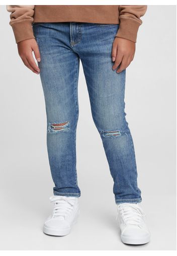 GAP - Jeans skinny fit con abrasioni, Uomo, Denim, Taglia 12