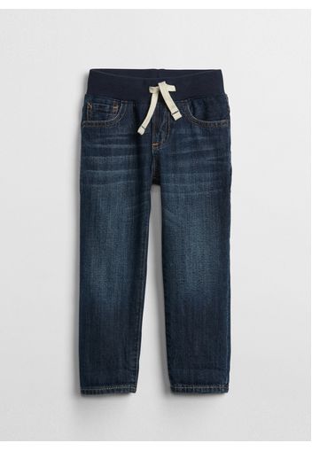 GAP - Jeans slim fit con coulisse, Uomo, Denim, Taglia 4YRS