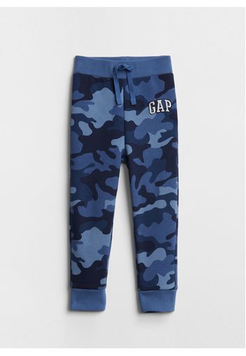 GAP - Joggers camouflage con ricamo logo, Uomo, Blu, Taglia 0-3M