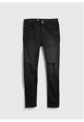 GAP - Jeans skinny fit con abrasioni, Uomo, Nero, Taglia 5