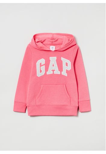 GAP - Felpa con cappuccio e ricamo logo, Donna, Rosa, Taglia M