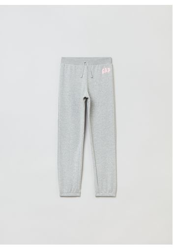 GAP - Joggers in felpa con stampa logo, Donna, Grigio, Taglia XL