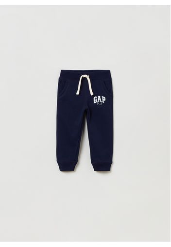 GAP - Joggers con stampa logo e orsetto, Blu, Taglia 3-6M