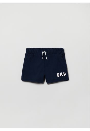 GAP - Shorts in French Terry con logo, Donna, Blu, Taglia 6-12M