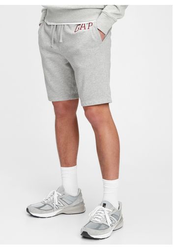 GAP - Shorts in felpa con logo, Uomo, Grigio, Taglia XL