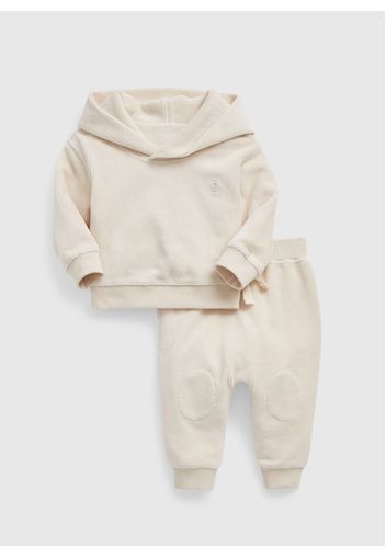 GAP - Jogging set in corduroy, Bianco, Taglia 0-3M